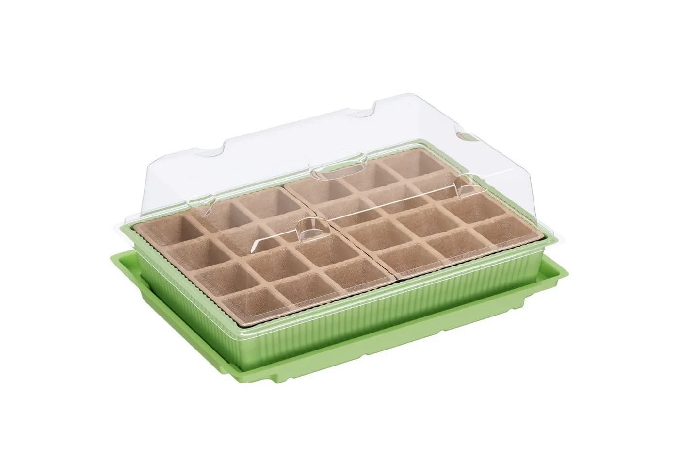 Wellgro Mini Gewächshaus Grün für 24 Pflanzen - Bild 5