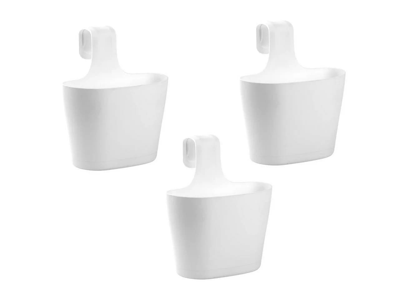 Engelland Blumenkasten Set 3-tlg. Weiß UV-Beständig - Bild 2