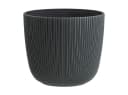 Engelland Blumentopf mit Drainagesystem Grau PP-Kunststoff Bild 2