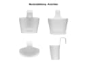 Engelland Blumenkasten zum Hängen 2er Set Braun UV-beständig Bild 5