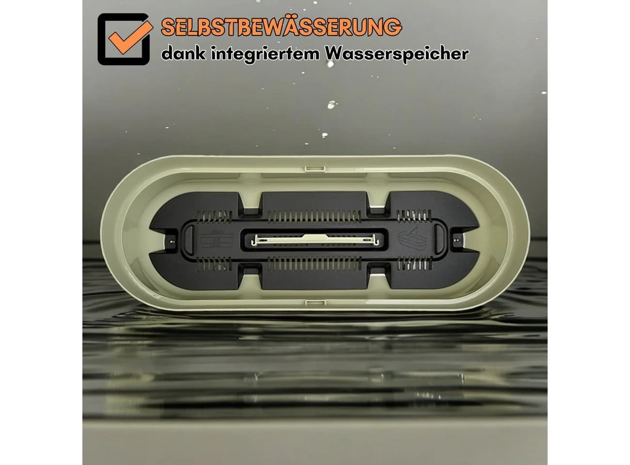 Engelland Blumenkasten Braun mit Wasserspeicher - Bild 4