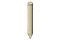 Gartenpirat Beetumrandung Palisaden Holz braun/grün Ø 6/8 cm Bild 1