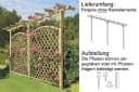 Gartenpirat Pergola 450 cm lang Torbogen Rankhilfe Bild 3