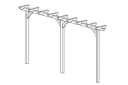 Gartenpirat Pergola 450 cm lang Torbogen Rankhilfe Bild 4