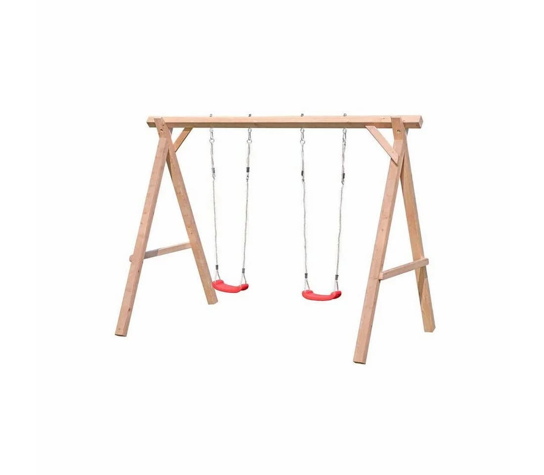 Gartenpirat Schaukelgestell Lärchenholz Premium 1.2 mit 2 Sitzen - Bild 4