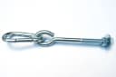 Gartenpirat Schaukelhaken M12 x 250 mm Verzinkt mit Karabiner Bild 1