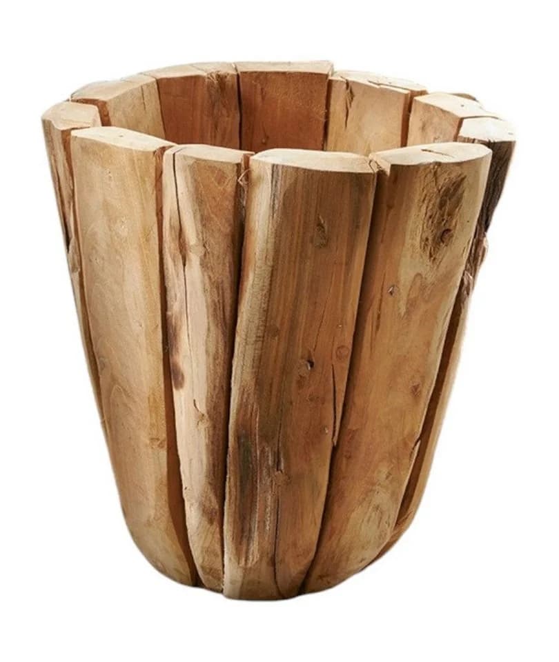 Main Möbel Übertopf Deko-Holztopf 30cm Rustic Teak - Bild 2