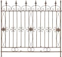 CLP Rankhilfe Mangold Gartenzaun Braun Landhausstil Bild 1