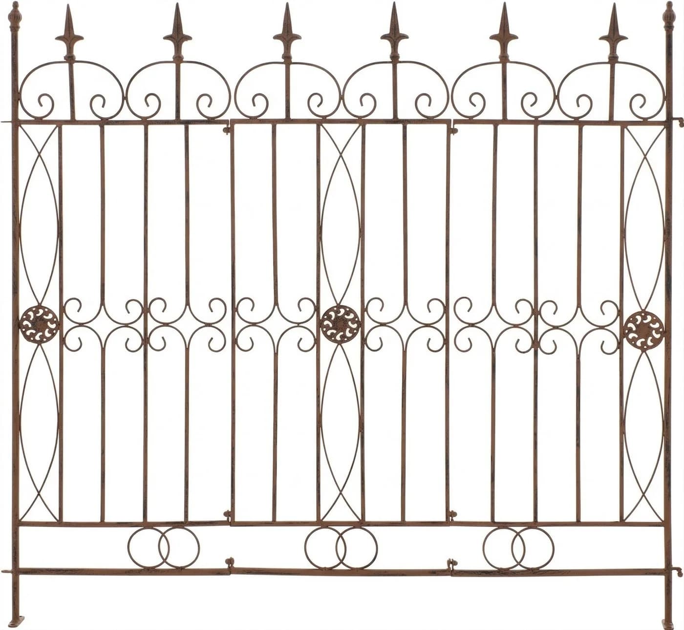CLP Rankhilfe Mangold Gartenzaun Braun Landhausstil