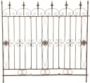CLP Rankhilfe Mangold Gartenzaun Braun Landhausstil Bild 2