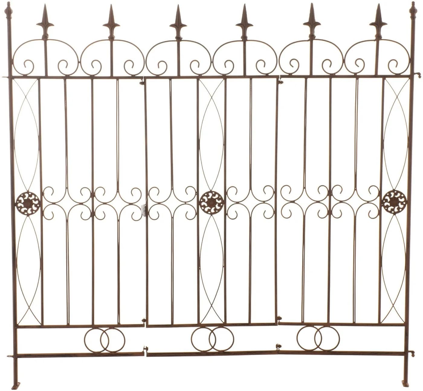 CLP Rankhilfe Mangold Gartenzaun Braun Landhausstil - Bild 2