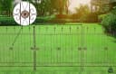 CLP Rankhilfe Mangold Gartenzaun Braun Landhausstil Bild 3