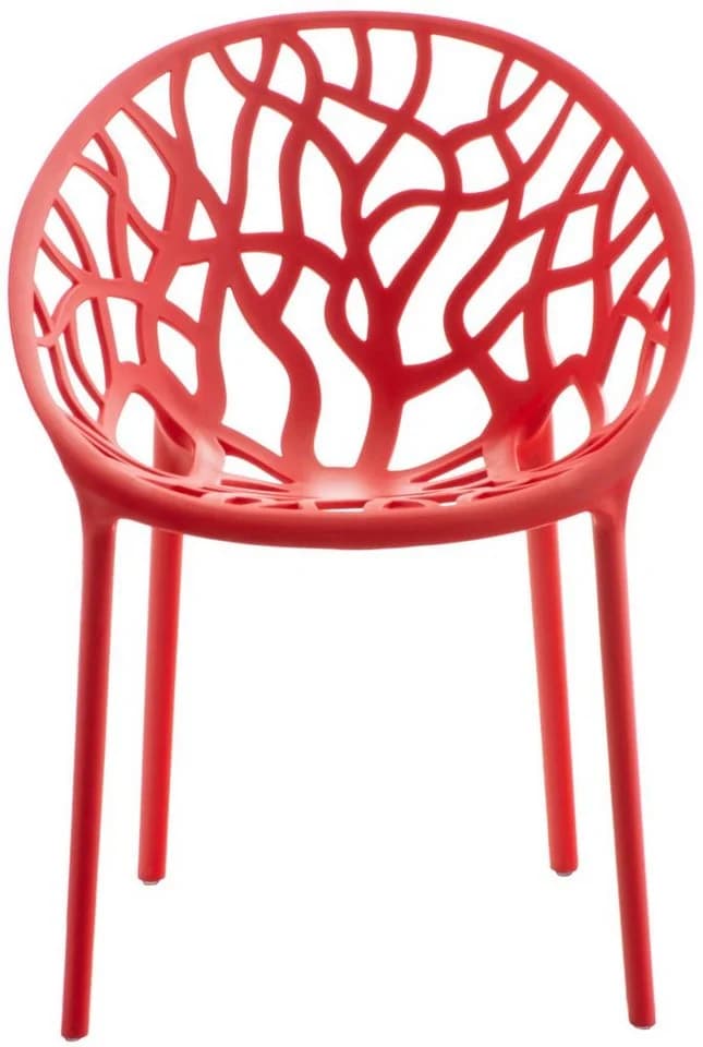 CLP Gartenstuhl Hope Rot Stapelbar UV-beständig - Bild 4