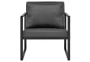 casa.pro Gartenstuhl 2er Set Lerum mit Kissen Schwarz Bild 3