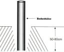 BRUBAKER Fahnenmast Aluminium mit Piratenfahne 150x90cm Bild 5