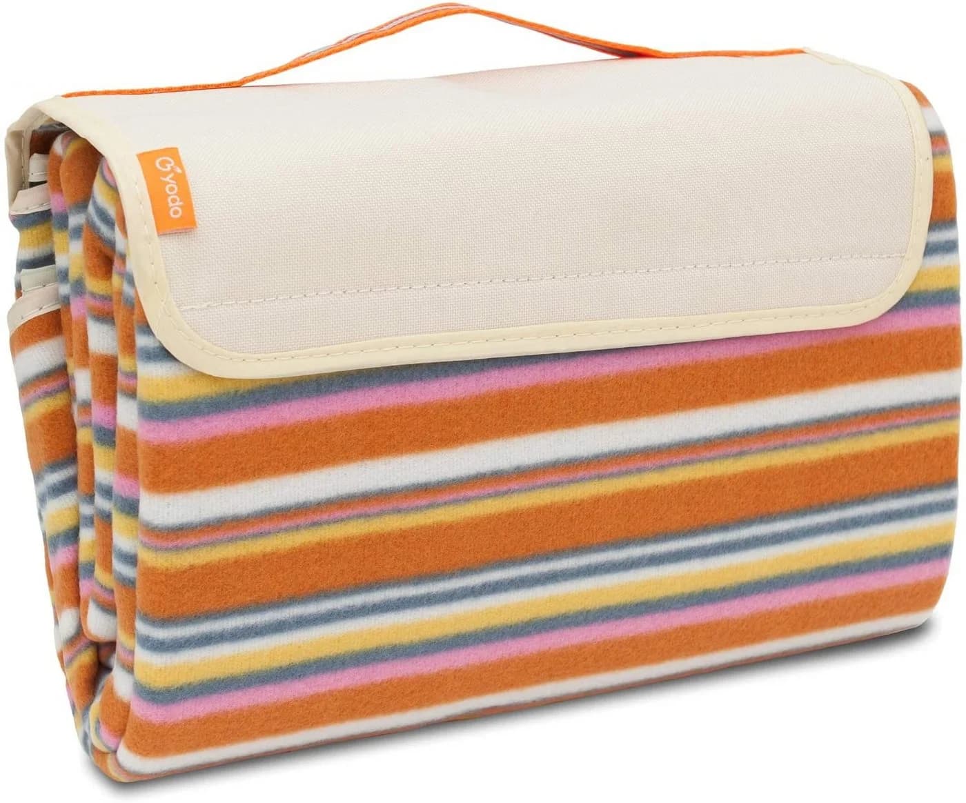 BRUBAKER Picknickdecke Bunt Fleece Wasserfest Outdoor - Bild 2