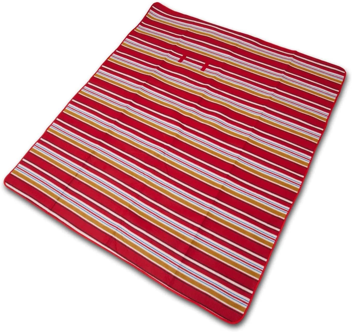 BRUBAKER Picknickdecke Fleece 150x135 cm wasserfest bunt