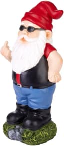 BRUBAKER Gartenzwerg Mittelfinger Bunt 24 cm Gartenfigur Wetterfest Bild 5