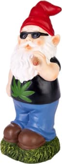 BRUBAKER Gartenzwerg Cannabis Frecher Zwerg mit Joint Bild 1