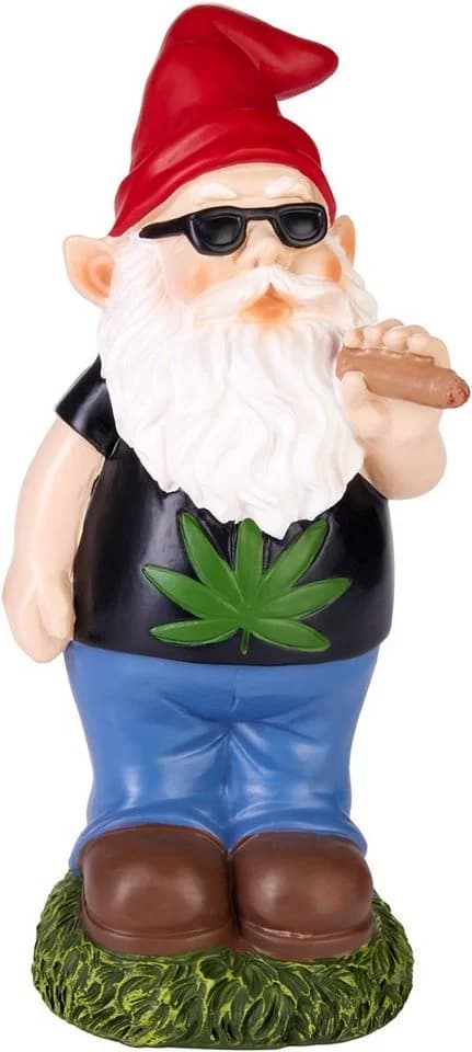BRUBAKER Gartenzwerg Cannabis Frecher Zwerg mit Joint - Bild 2