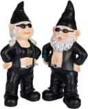 BRUBAKER Gartenzwerg Rocker Paar Set Bunt Polyresin Bild 2