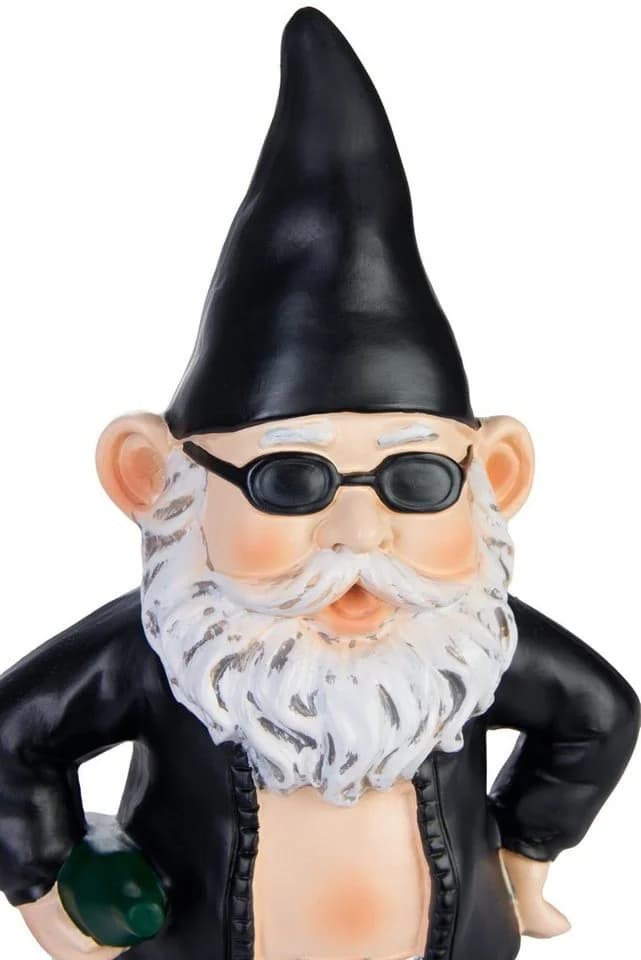 BRUBAKER Gartenzwerg Rocker Paar Set Bunt Polyresin - Bild 5