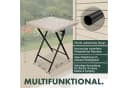 BRUBAKER Gartentisch Lugano Grau/Beige Klappbar Wetterfest Bild 5