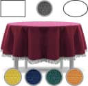 EXKLUSIV HEIMTEXTIL Gartentischdecke mit Fransen, rund Bild 3