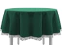 EXKLUSIV HEIMTEXTIL Gartentischdecke mit Fransen Tischdecke Classic, rund Bild 2