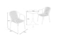 Villana Pico Curve Balkonset Pestogrün Kunststoff Bild 5