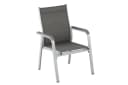 KETTLER Gartenstuhl BasicPlus 6er-Set Stapelsessel Silber/Anthrazit Aluminium Bild 4