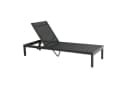 OUTFLEXX Gartenliege Anthrazit mit Rollen und verstellbarer Lehne Bild 3