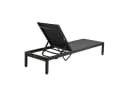 OUTFLEXX Gartenliege Anthrazit mit Rollen und verstellbarer Lehne Bild 5