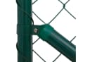 ESTEXO Maschendrahtzaun Komplettset 1,25 x 15 m Grün PVC Bild 1