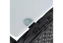 ESTEXO Gartentisch Polyrattan Schwarz Glas Beistelltisch Bild 3