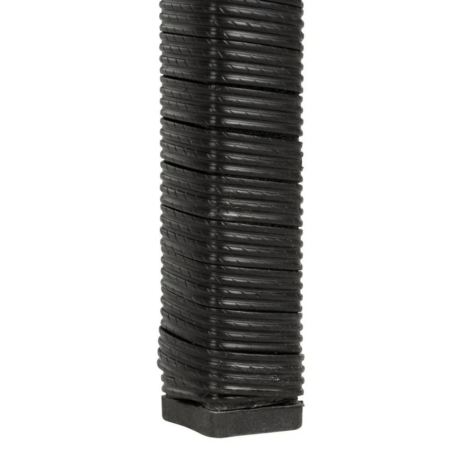 ESTEXO Gartentisch Polyrattan Schwarz Glas Beistelltisch - Bild 5