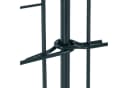 ESTEXO Teichzaun 11tlg. Set 5 Elemente Anthrazit Metall Bild 4