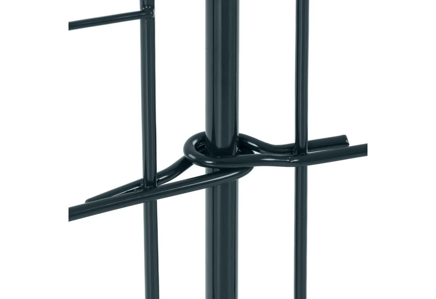 ESTEXO Teichzaun 11tlg. Set 5 Elemente Anthrazit Metall - Bild 4