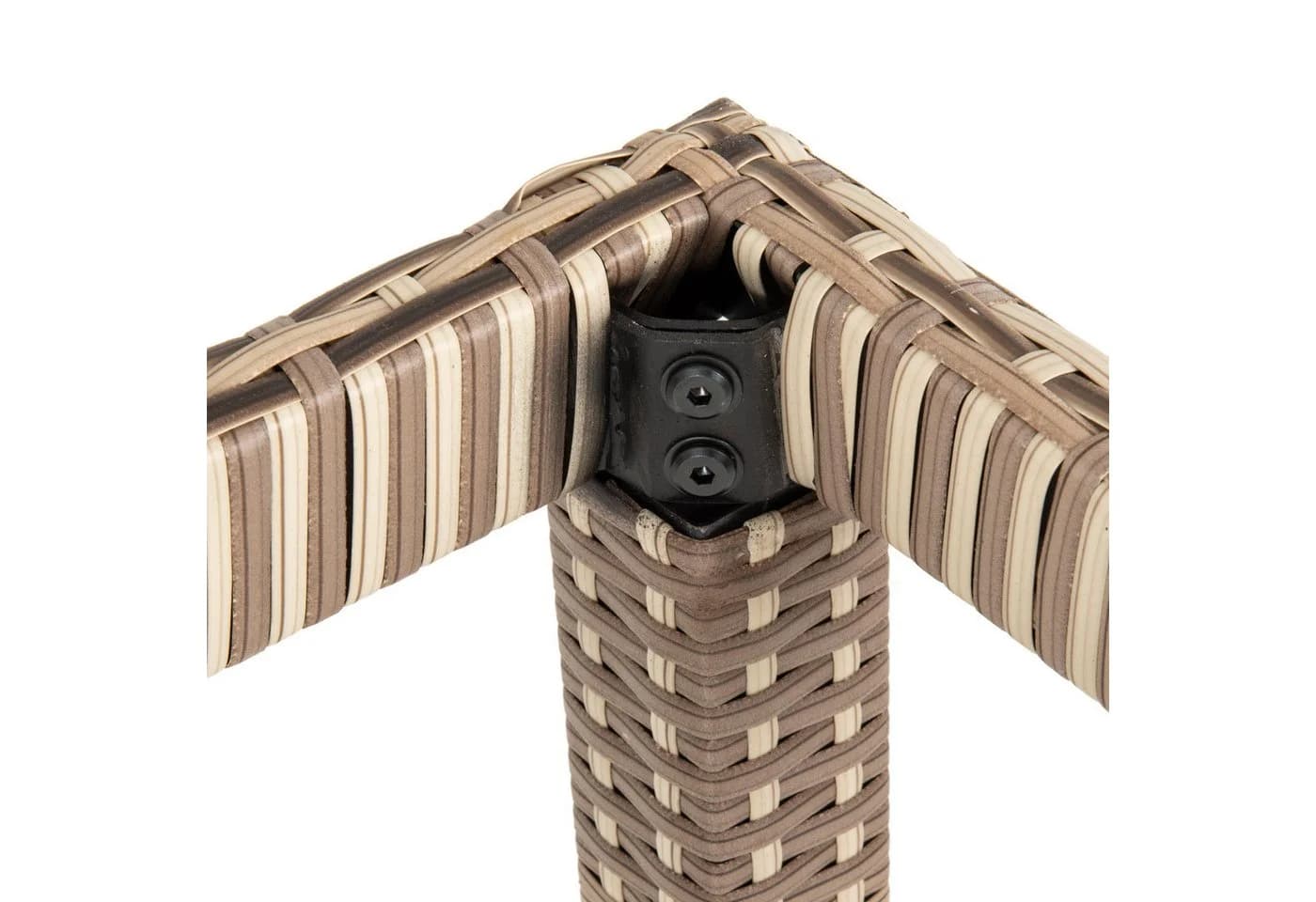 ESTEXO Sitzgruppe Polyrattan Gartenmöbel Set 8 Personen Beige-Braun - Bild 5