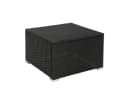 ESTEXO Sitzgruppe Rattan Lounge 3-Sitzer Sofa Schwarz Bild 5