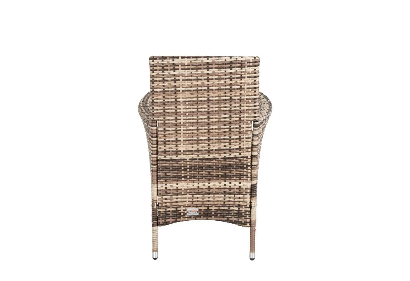 ESTEXO Gartenstuhl Rattan Polyrattan 2er Set Beige-Braun - Bild 5