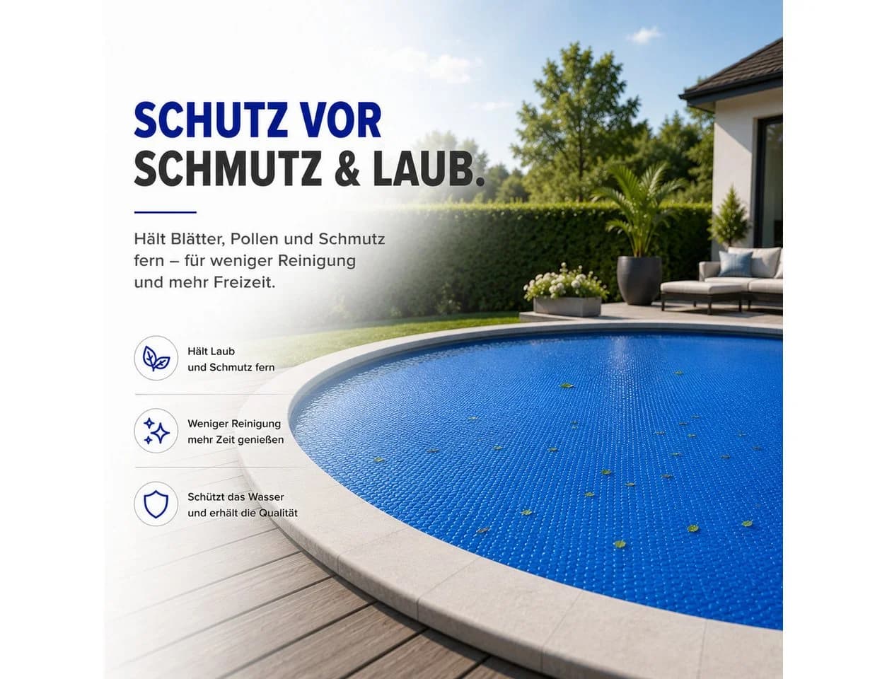 ESTEXO Pool-Abdeckplane Solarfolie Blau Rechteckig - Bild 5