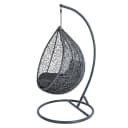 ESTEXO Hängesessel Polyrattan Anthrazit Bild 4