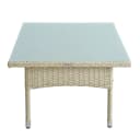 ESTEXO Gartentisch Beistelltisch Polyrattan Beige Bild 1