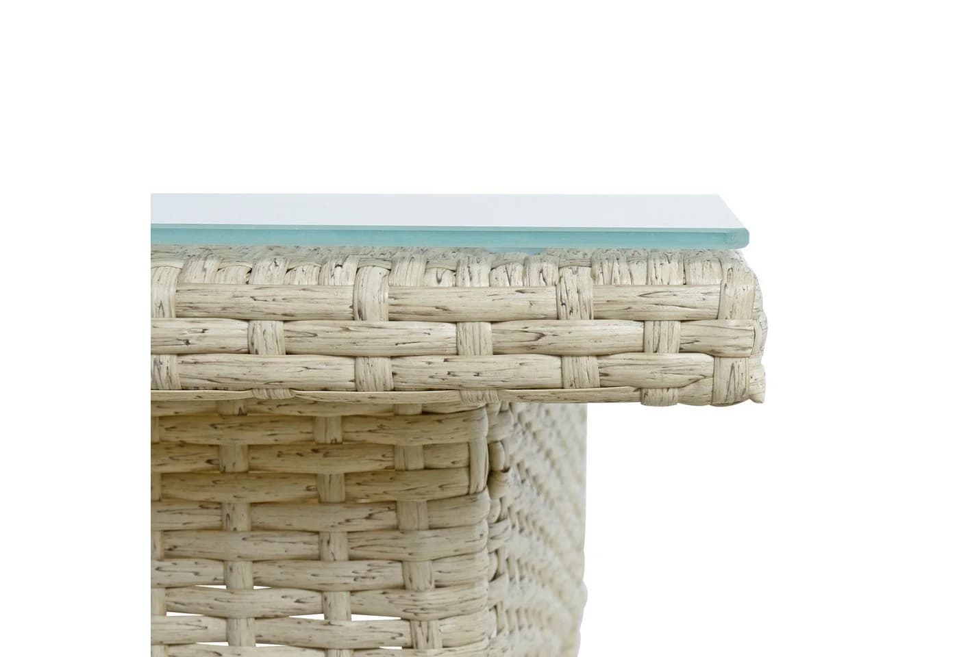 ESTEXO Gartentisch Beistelltisch Polyrattan Beige - Bild 3