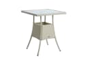 ESTEXO Gartentisch Polyrattan Beistelltisch 60 cm Beige Bild 5