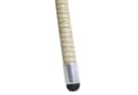 ESTEXO Gartentisch Beistelltisch Rund Beige Polyrattan mit Glasplatte Bild 4