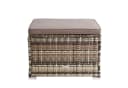 ESTEXO Gartenstuhl Rattanhocker XXL - Polyrattan Sitzhocker Bild 1