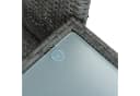 ESTEXO Polyrattan Gartenbank 2-Sitzer Anthrazit Bild 4