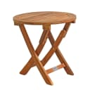 ESTEXO Gartentisch Klapptisch 48 cm Rund Akazienholz Bild 1